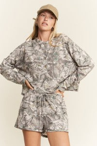 Hunting Camo Lounge Short Set