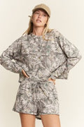 Hunting Camo Lounge Short Set