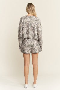 Hunting Camo Lounge Short Set