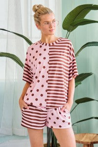 Polka Stripe Mix Set