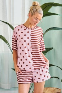 Polka Stripe Mix Set