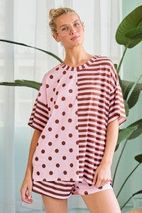 Polka Stripe Mix Set