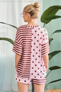 Polka Stripe Mix Set