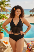 Lushoire Black Bikini Set - Plus