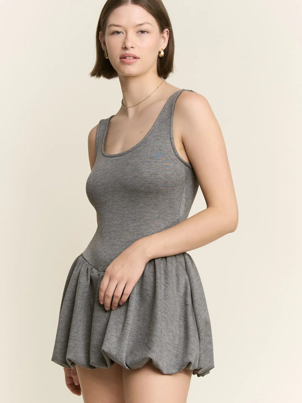 Athletic Bubble Dress with Shorts