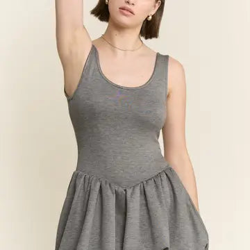 Athletic Bubble Dress with Shorts