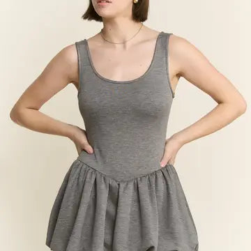 Athletic Bubble Dress with Shorts