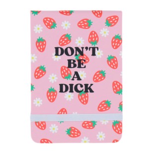 Leatherette Pocket Journal - Don't Be a Dick