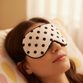 Polka Dot Eye Mask - Pink