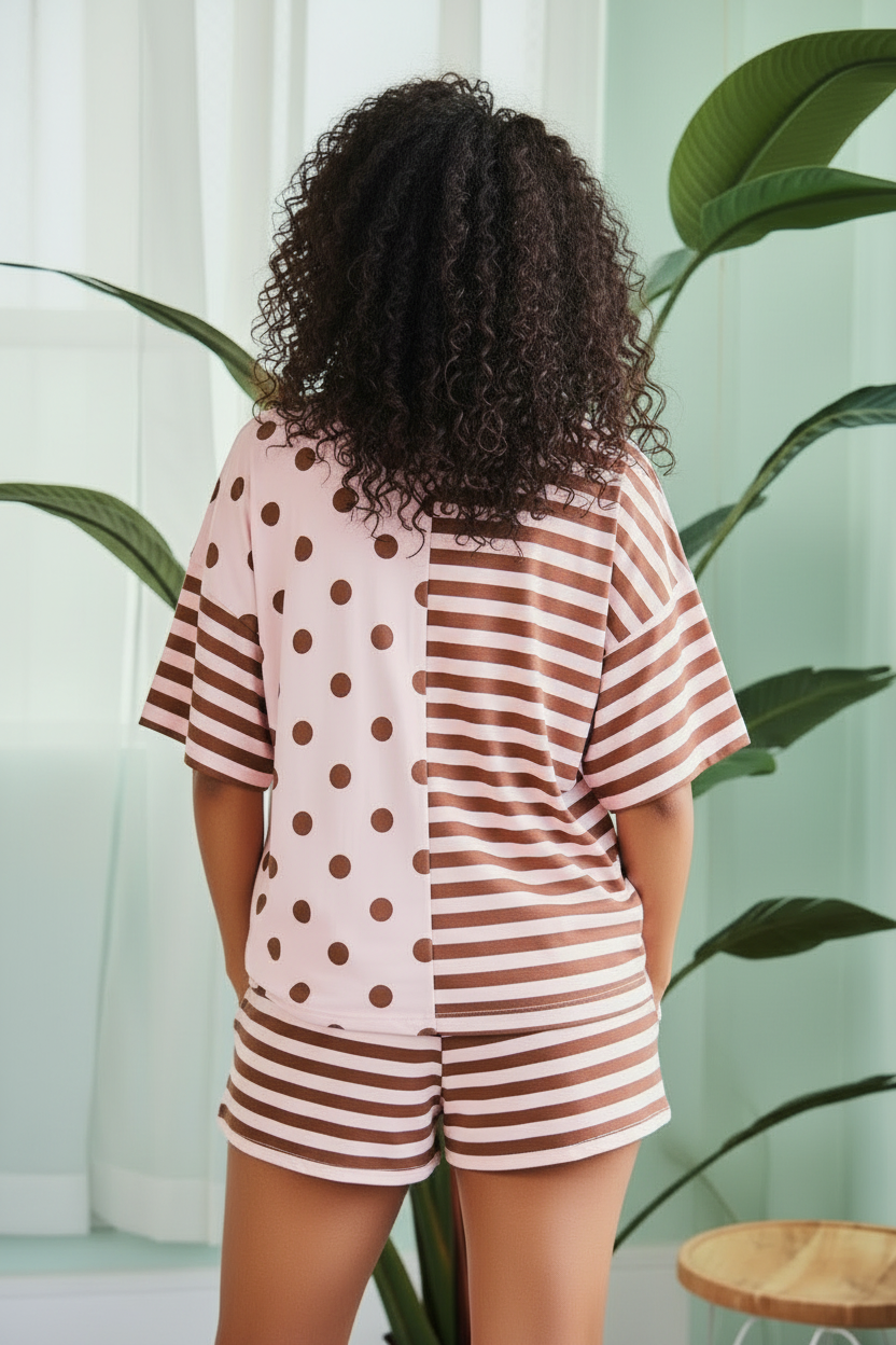 Polka Stripe Mix Set - Plus